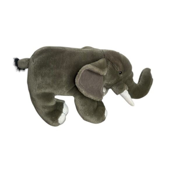 Vintage Cuddlekins Wild Republic 2003 Stuffed Plush 12" Elephant Gray 80084 - Picture 1 of 12